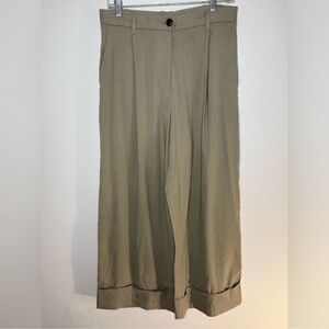 rag & bone Women's Wide Leg Pants - Olive 6